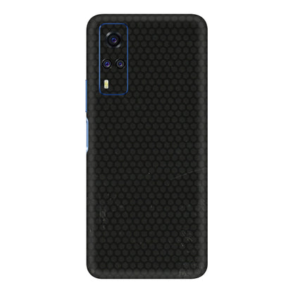 VIVO Y Series Phone Skins (All Models) - Black honeycomb - 3D Embossed Finish (L-114) Vivo Y31