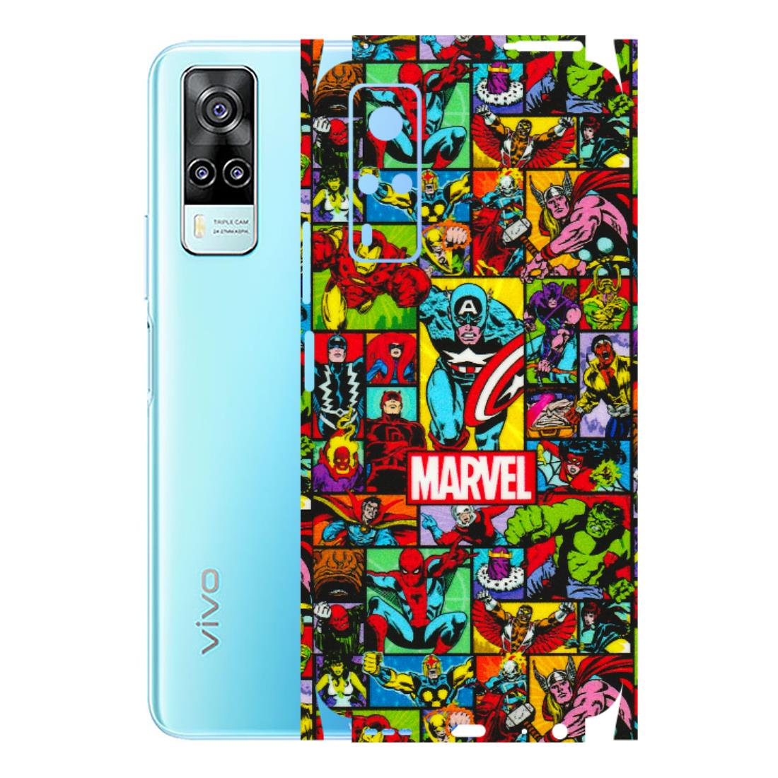 VIVO Y Series Phone Skins (All Models) - MARVELOUS Comic Characters - 3D Embossed Finish (L-129) Vivo Y31