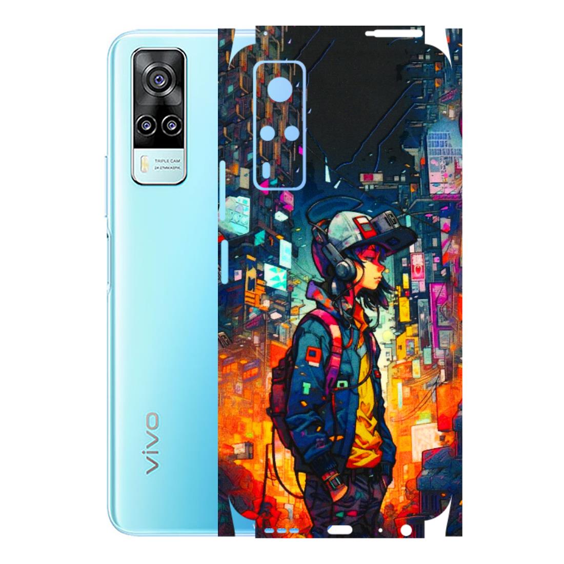 VIVO Y Series Phone Skins (All Models) - Street Anime Guy - 3D Embossed Finish (L-158) Vivo Y31
