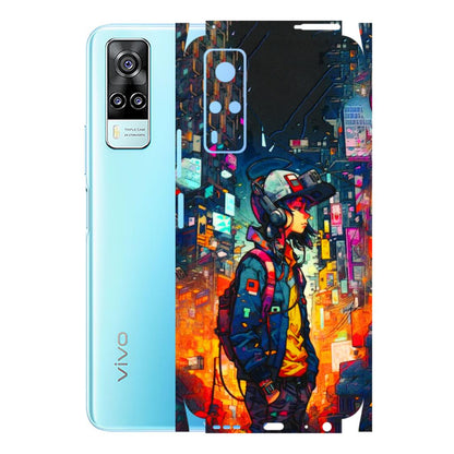 VIVO Y Series Phone Skins (All Models) - Street Anime Guy - 3D Embossed Finish (L-158) Vivo Y31