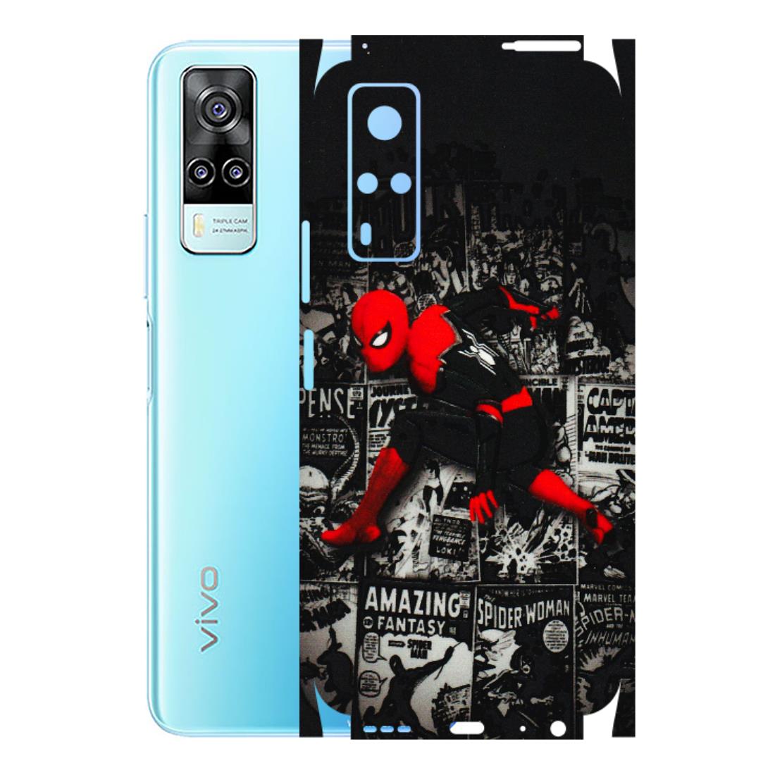 VIVO Y Series Phone Skins (All Models) - SpiderMan New - 3D Embossed Finish (L-162) Vivo Y31