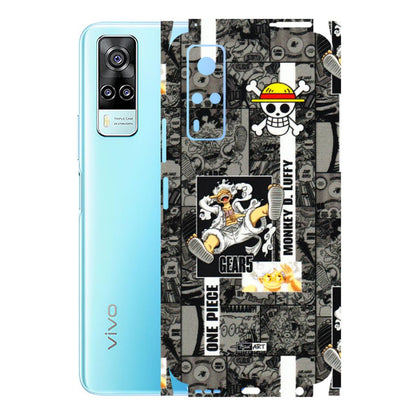 VIVO Y Series Phone Skins (All Models) - Cuffy Anime MonkeyCamic - 3D Embossed Finish (L-242) Vivo Y31