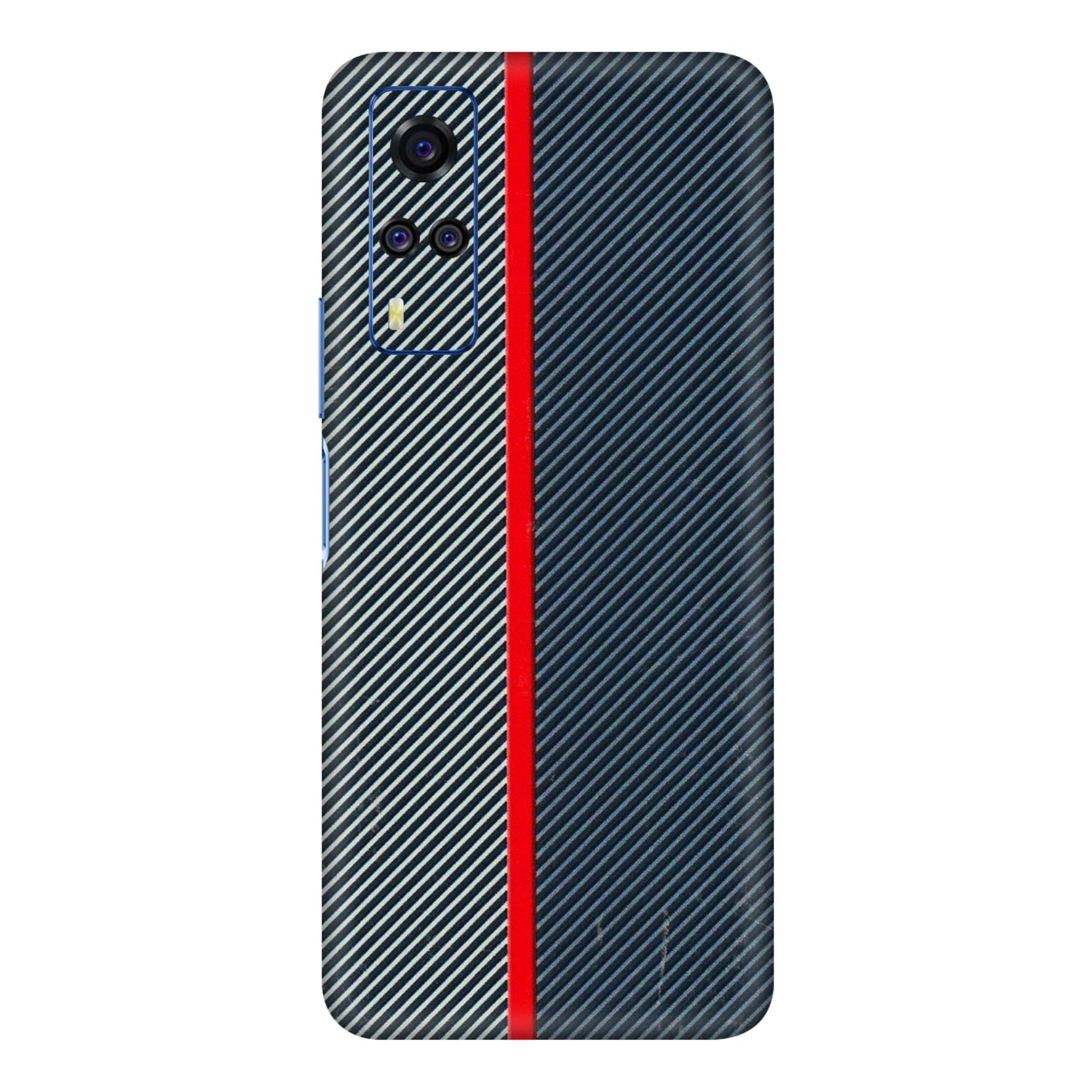VIVO Y Series Phone Skins (All Models) - Blue Sober Lines - 3D Embossed Finish (L-305) Vivo Y31
