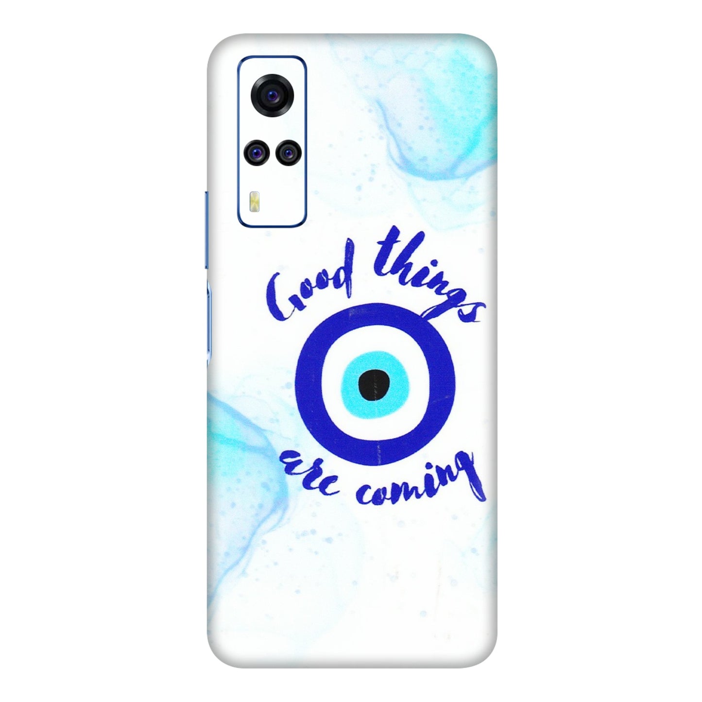 VIVO Y Series Phone Skins (All Models) - Evil Eye Good Things Are Coming - 3D Embossed Finish (L-322) Vivo Y31