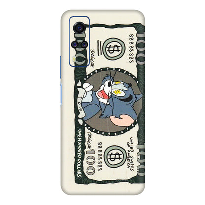 VIVO Y Series Phone Skins (All Models) - Tom Hundred Dollar - 3D Embossed Finish (L-324) Vivo Y31