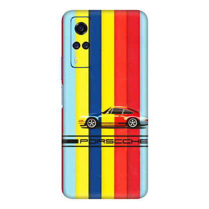 VIVO Y Series Phone Skins (All Models) - Multicolour Porche - 3D Embossed Finish (L-39) Vivo Y31