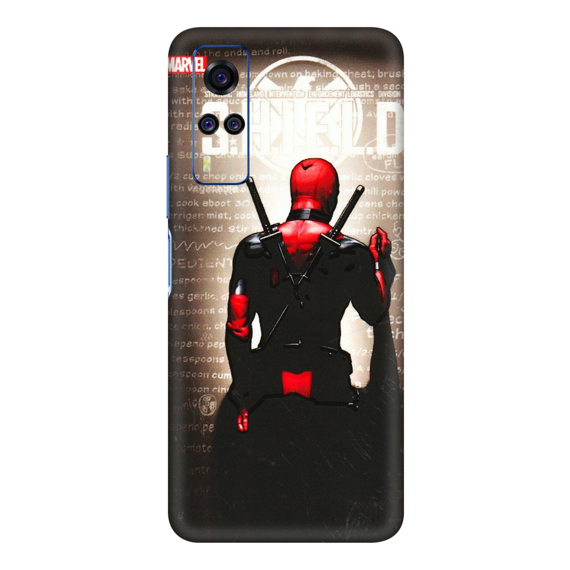 VIVO Y Series Phone Skins (All Models) - Deadpool - 3D Embossed Finish (L-56) Vivo Y31