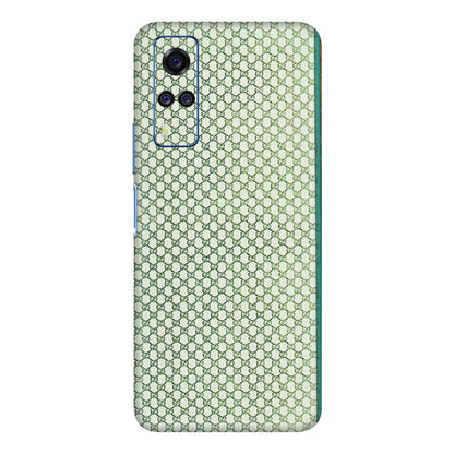 VIVO Y Series Phone Skins (All Models) - Gucci Fabric Pattern - 3D Embossed Finish (L-73) Vivo Y31