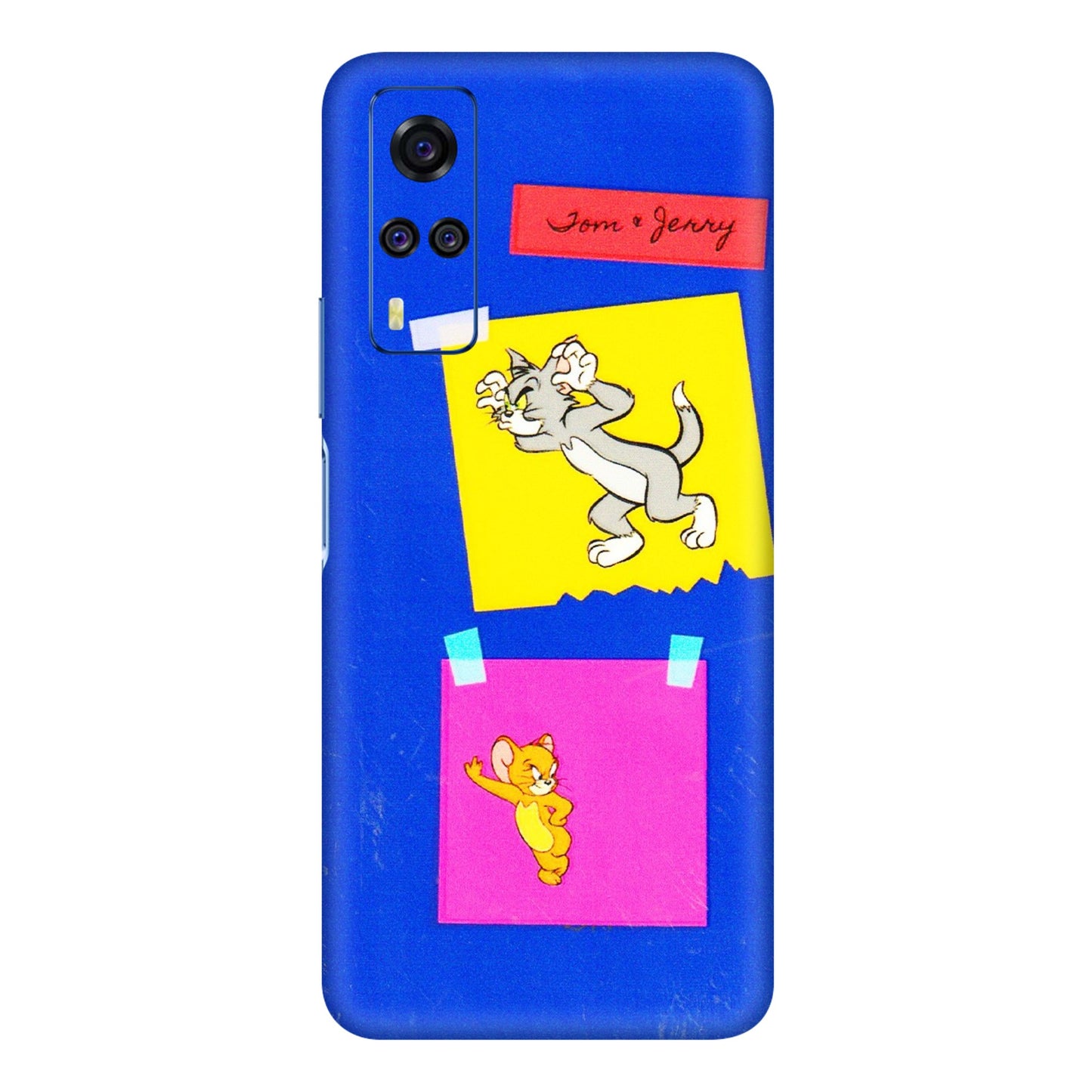 VIVO Y Series Phone Skins (All Models) - Tom N Jerry Sticky Notes - 3D Embossed Finish (L-88) Vivo Y31