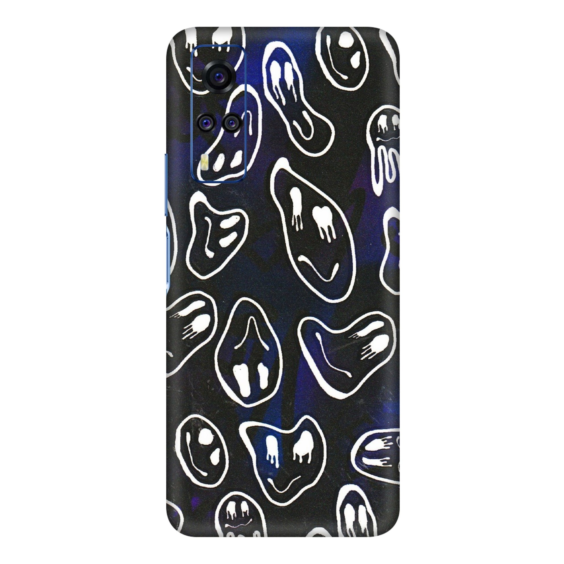 VIVO Y Series Phone Skins (All Models) - Distorted Smileys - 3D Embossed Finish (L-92) Vivo Y31