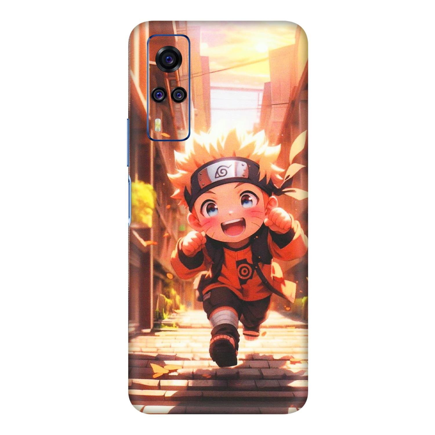 VIVO Y Series Phone Skins (All Models) - Naruto Cute Toon Running - Matte Finish (M-04) Vivo Y31