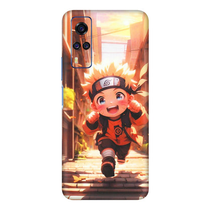 VIVO Y Series Phone Skins (All Models) - Naruto Cute Toon Running - Matte Finish (M-04) Vivo Y31