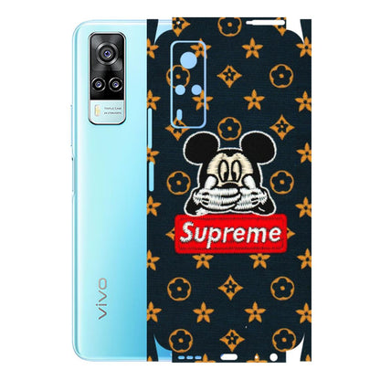 VIVO Y Series Phone Skins (All Models) - Mickey Supreme - Matte Finish (M-83) Vivo Y31