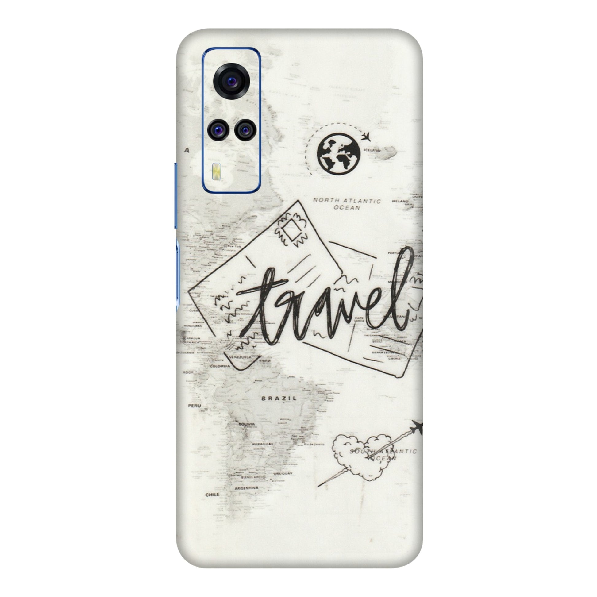 VIVO Y Series Phone Skins (All Models) - Travel Ticket - Transparent Finish (T-06) Vivo Y31