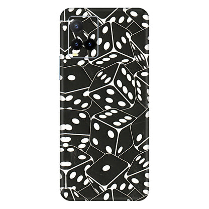 VIVO Y Series Phone Skins (All Models) - Big Black Dices - 3D Embossed Finish (L-106) Vivo Y33T