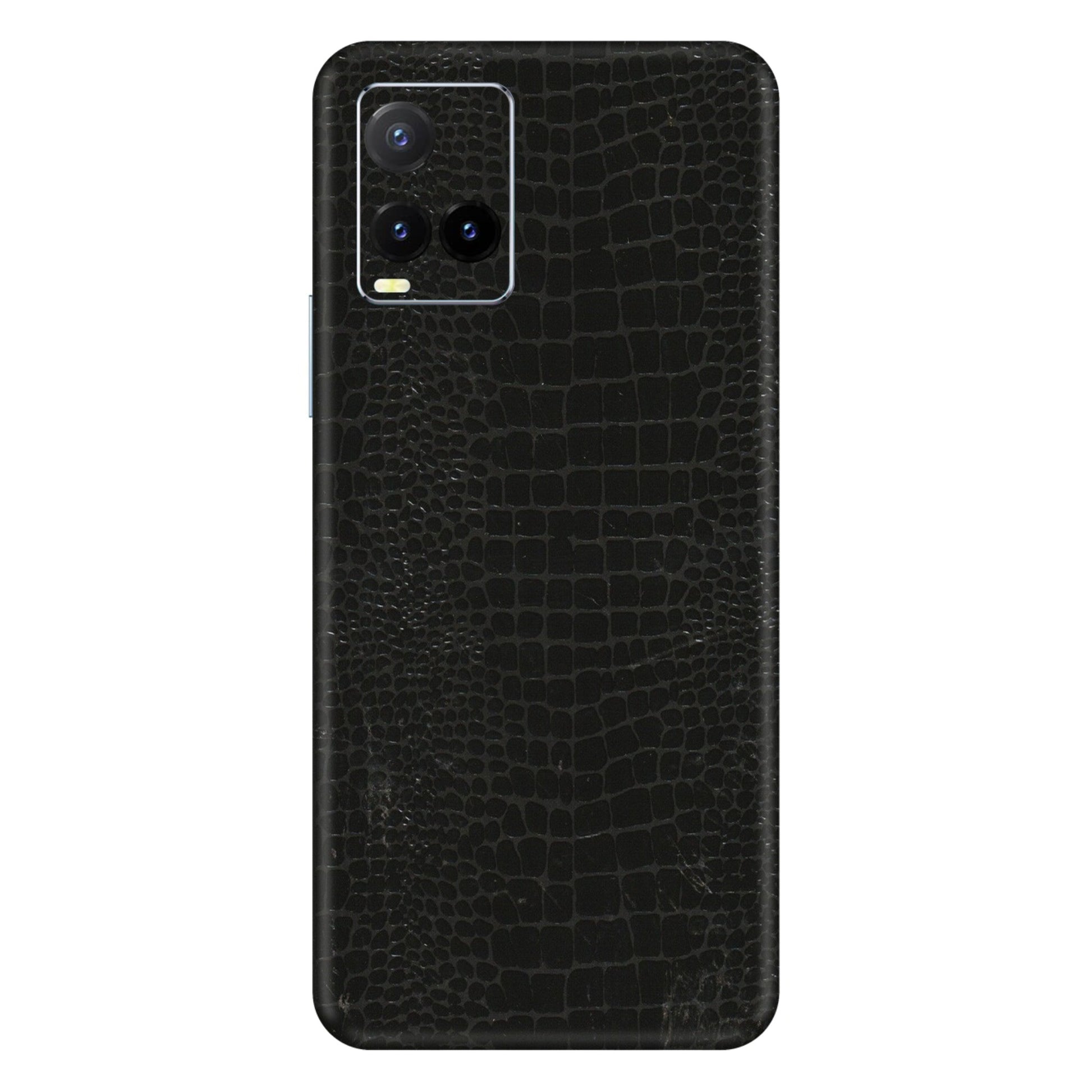 VIVO Y Series Phone Skins (All Models) - Snake Leather Black - 3D Embossed Finish (L-107) Vivo Y33T