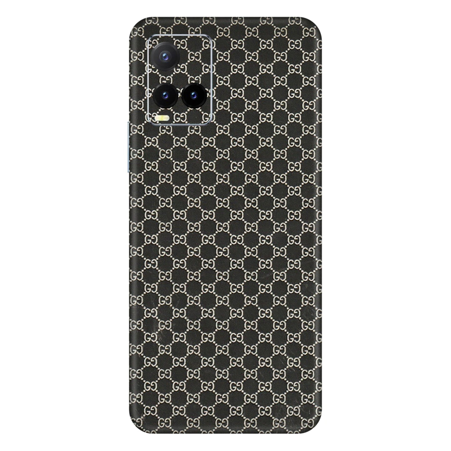 VIVO Y Series Phone Skins (All Models) - Black G Print - 3D Embossed Finish (L-109) Vivo Y33T