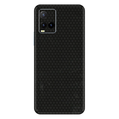 VIVO Y Series Phone Skins (All Models) - Black honeycomb - 3D Embossed Finish (L-114) Vivo Y33T