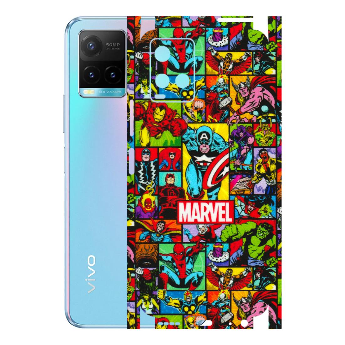 VIVO Y Series Phone Skins (All Models) - MARVELOUS Comic Characters - 3D Embossed Finish (L-129) Vivo Y33T