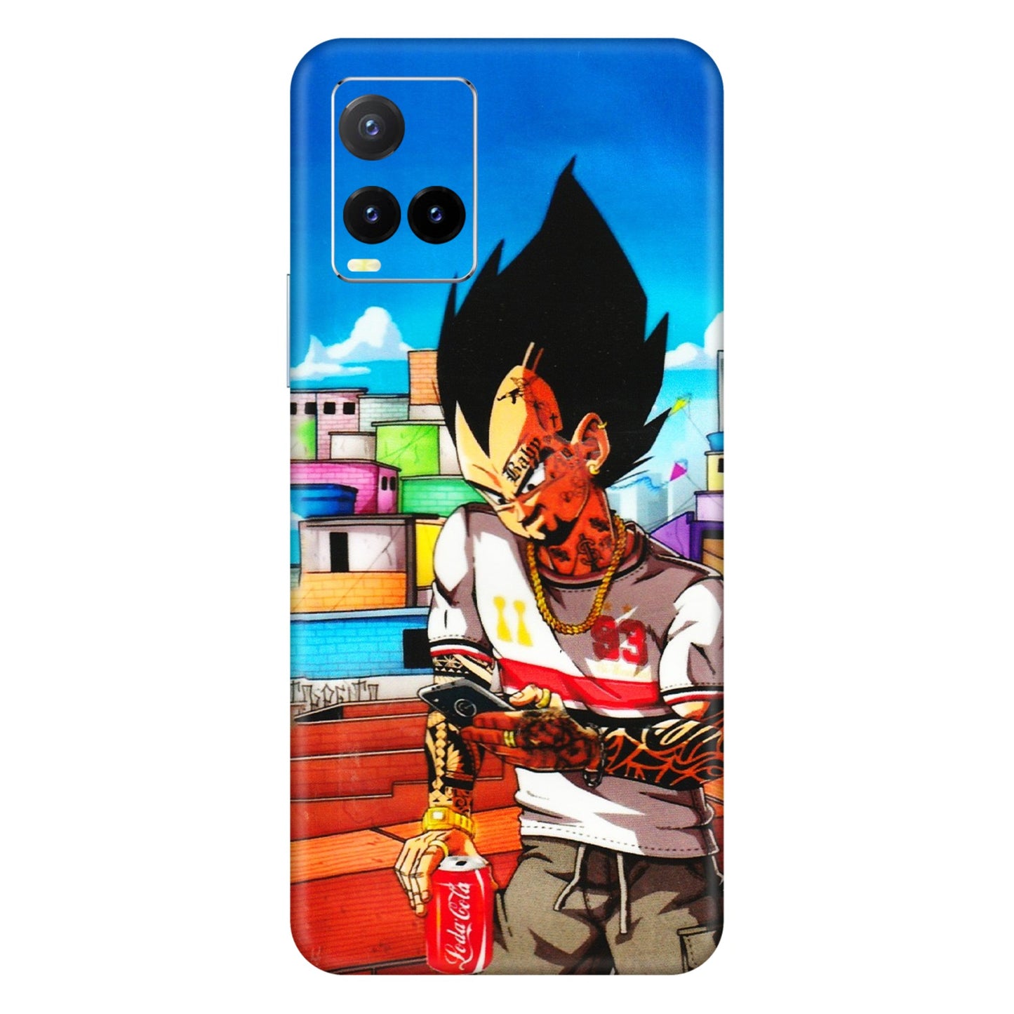 VIVO Y Series Phone Skins (All Models) - Vegeta - 3D Embossed Finish (L-136) Vivo Y33T