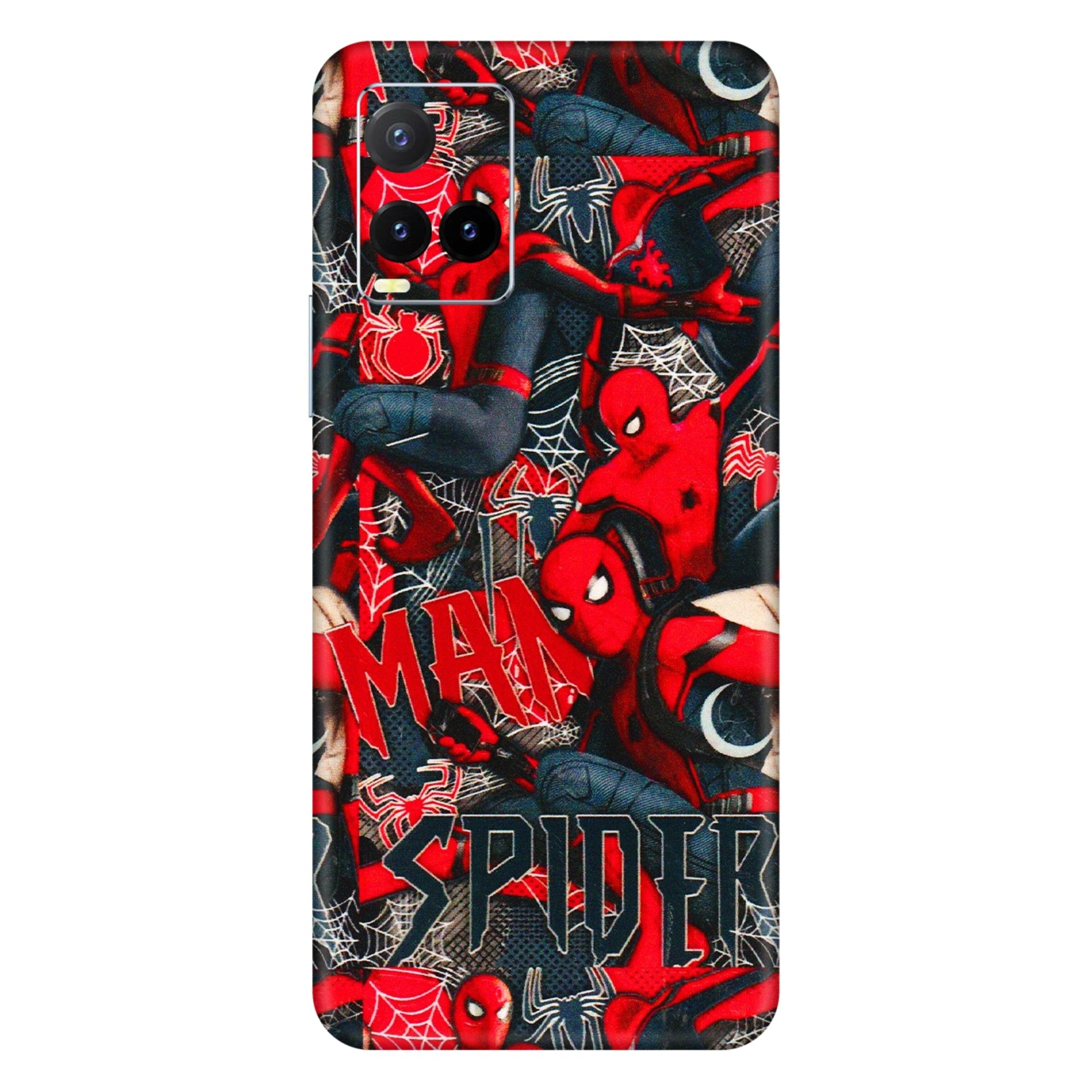 VIVO Y Series Phone Skins (All Models) - SpiderMan Cool - 3D Embossed Finish (L-188) Vivo Y33T