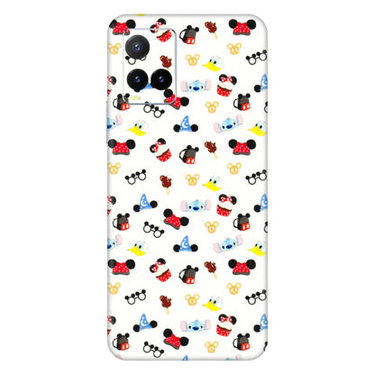 VIVO Y Series Phone Skins (All Models) - Minnie Mouse & Donald Doodles s - 3D Embossed Finish (L-194) Vivo Y33T