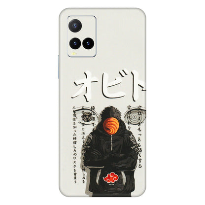 VIVO Y Series Phone Skins (All Models) - Obito Anime Eye - 3D Embossed Finish (L-19) Vivo Y33T