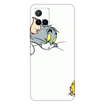 VIVO Y Series Phone Skins (All Models) - Cute Tom And Jerry - 3D Embossed Finish (L-220) Vivo Y33T