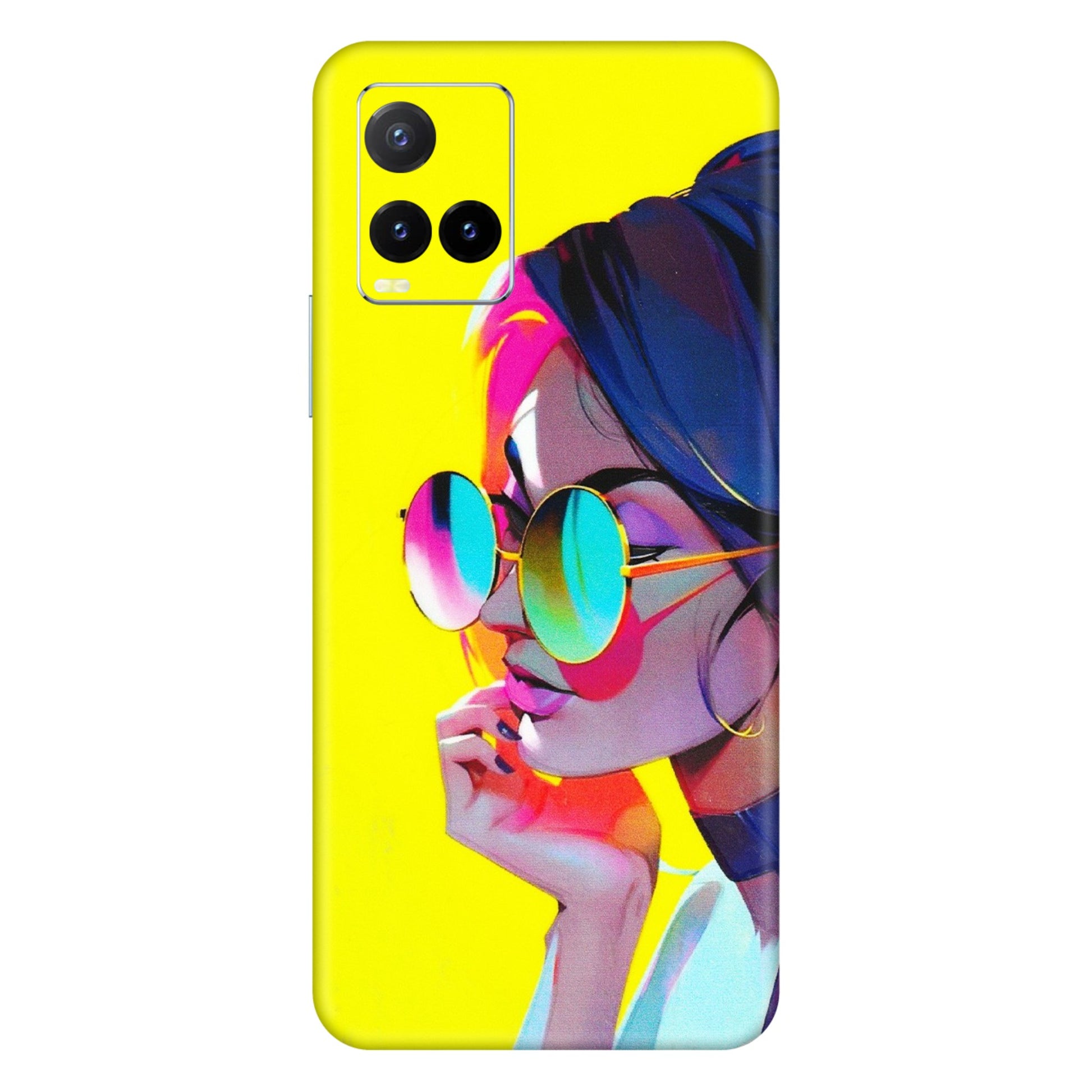 VIVO Y Series Phone Skins (All Models) - Bold Stylish Girl - 3D Embossed Finish (L-222) Vivo Y33T