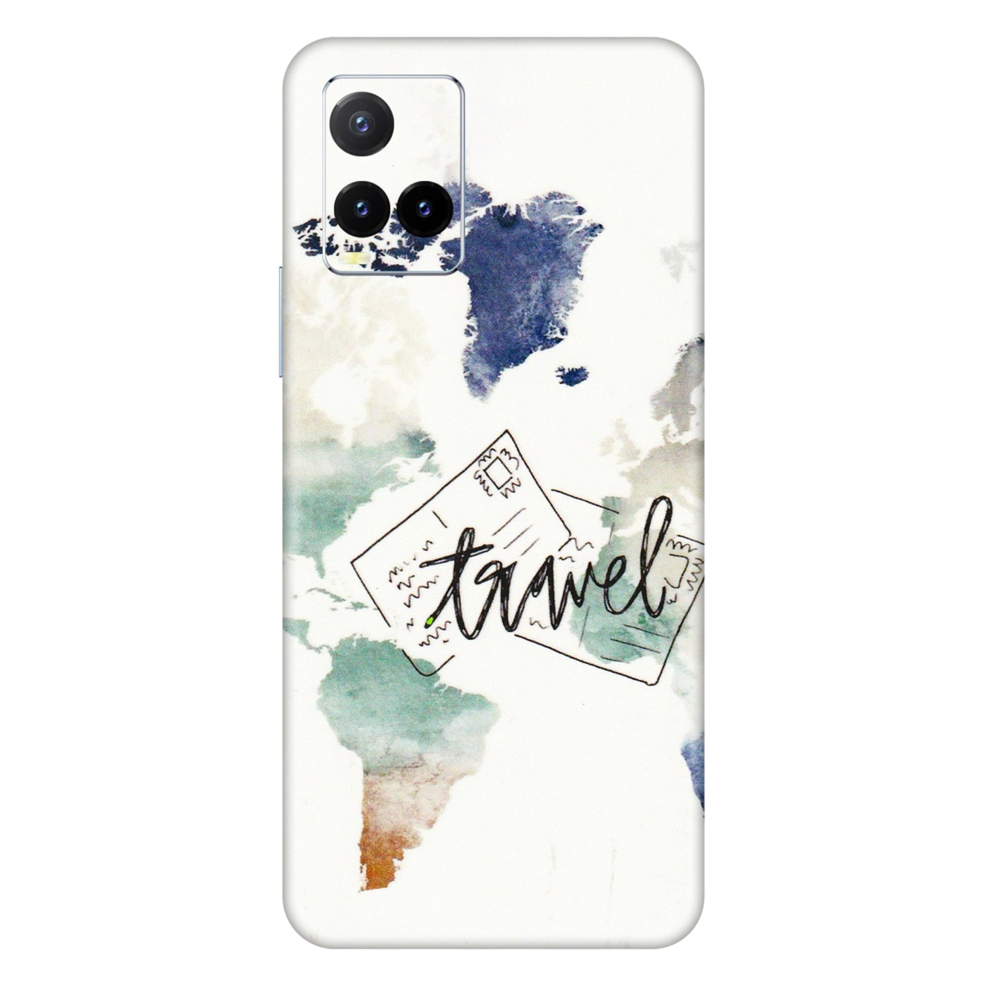 VIVO Y Series Phone Skins (All Models) - Travel The World - 3D Embossed Finish (L-232) Vivo Y33T