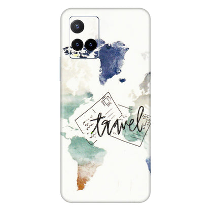 VIVO Y Series Phone Skins (All Models) - Travel The World - 3D Embossed Finish (L-232) Vivo Y33T