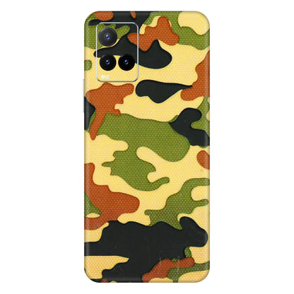 VIVO Y Series Phone Skins (All Models) - Indian Military - 3D Embossed Finish (L-234) Vivo Y33T