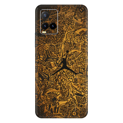 VIVO Y Series Phone Skins (All Models) - Premium Gold Basketball Player - 3D Embossed Finish (L-236) Vivo Y33T