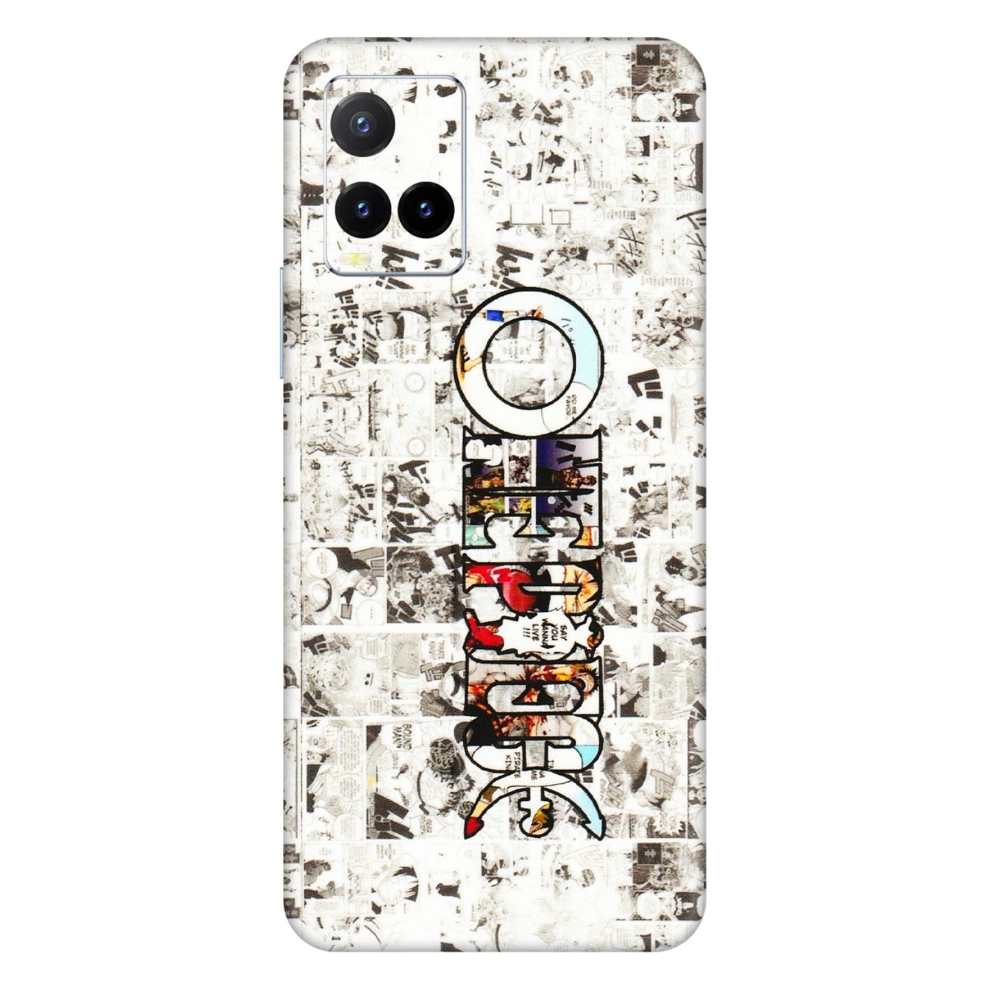 VIVO Y Series Phone Skins (All Models) - One Piece Manga - 3D Embossed Finish (L-26) Vivo Y33T