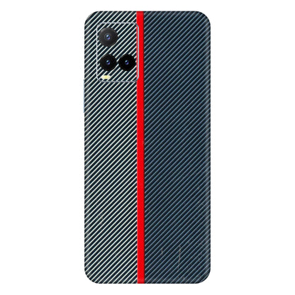 VIVO Y Series Phone Skins (All Models) - Blue Sober Lines - 3D Embossed Finish (L-305) Vivo Y33T