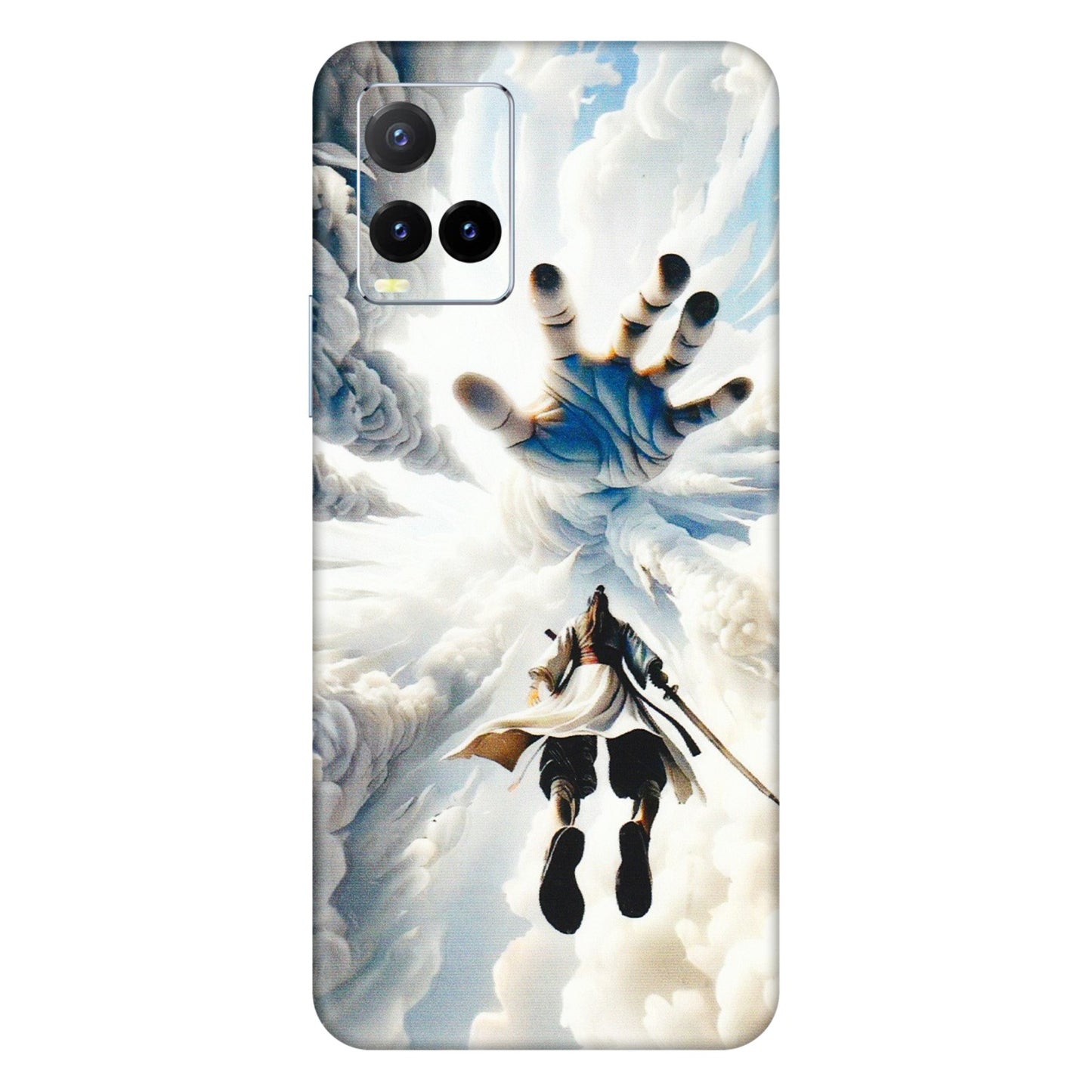 VIVO Y Series Phone Skins (All Models) - Big Hand With Monkey King - 3D Embossed Finish (L-323) Vivo Y33T