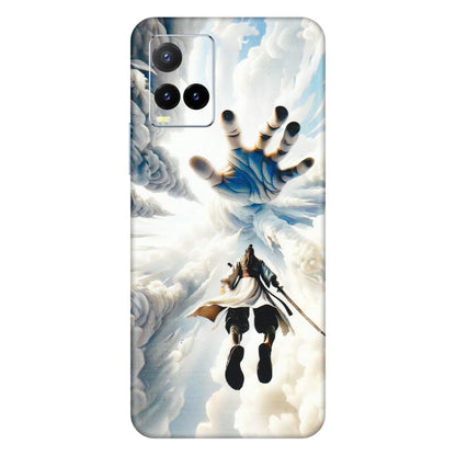 VIVO Y Series Phone Skins (All Models) - Big Hand With Monkey King - 3D Embossed Finish (L-323) Vivo Y33T