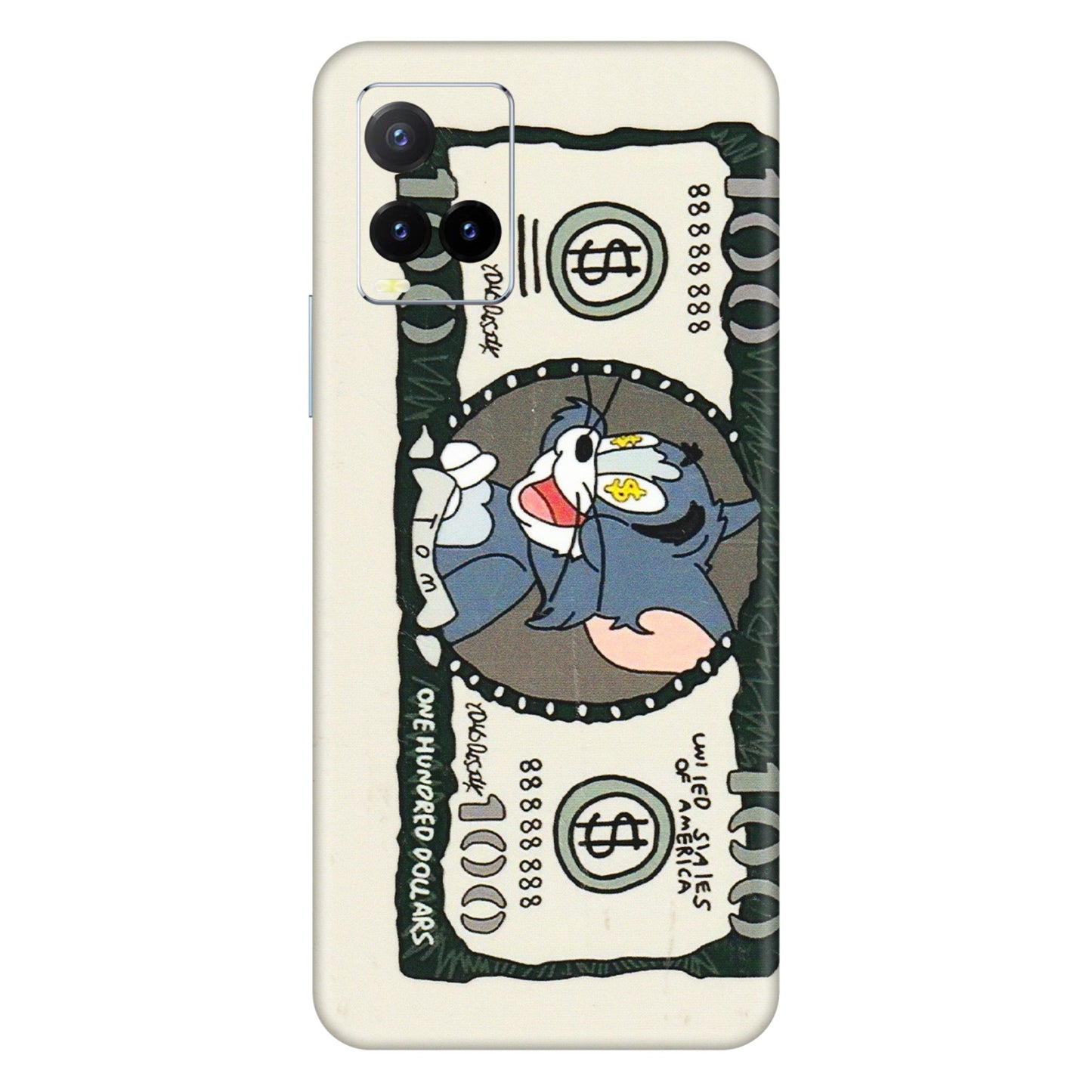 VIVO Y Series Phone Skins (All Models) - Tom Hundred Dollar - 3D Embossed Finish (L-324) Vivo Y33T