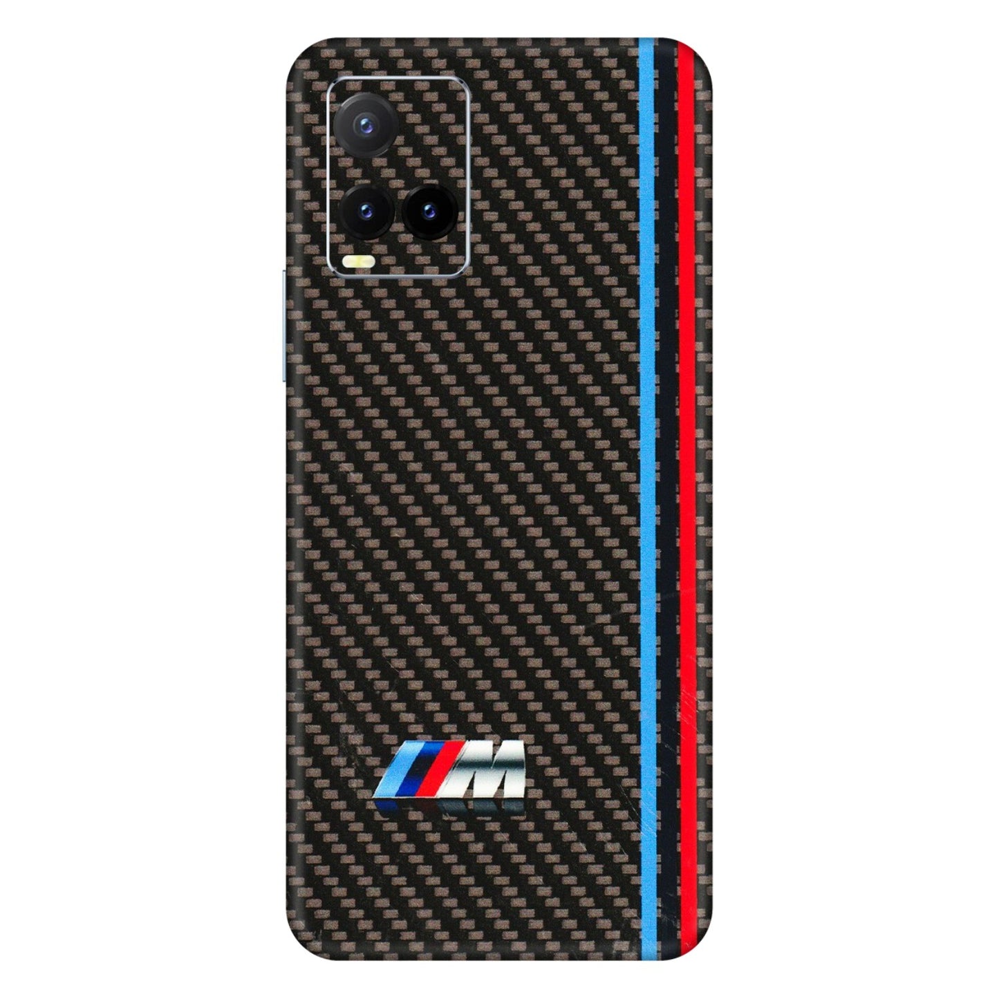 VIVO Y Series Phone Skins (All Models) - BM Carbon Fiber Feels - 3D Embossed Finish (L-38) Vivo Y33T