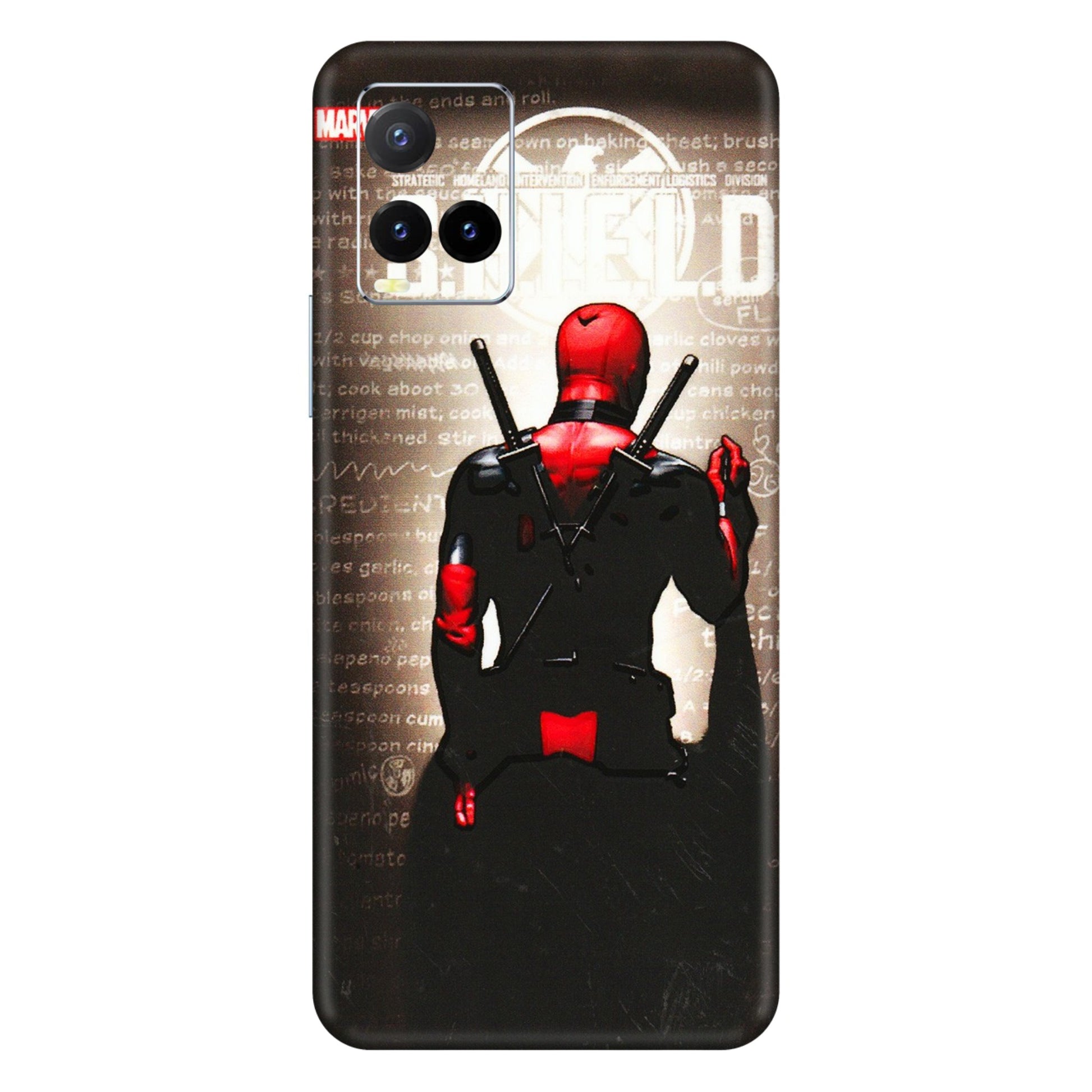 VIVO Y Series Phone Skins (All Models) - Deadpool - 3D Embossed Finish (L-56) Vivo Y33T