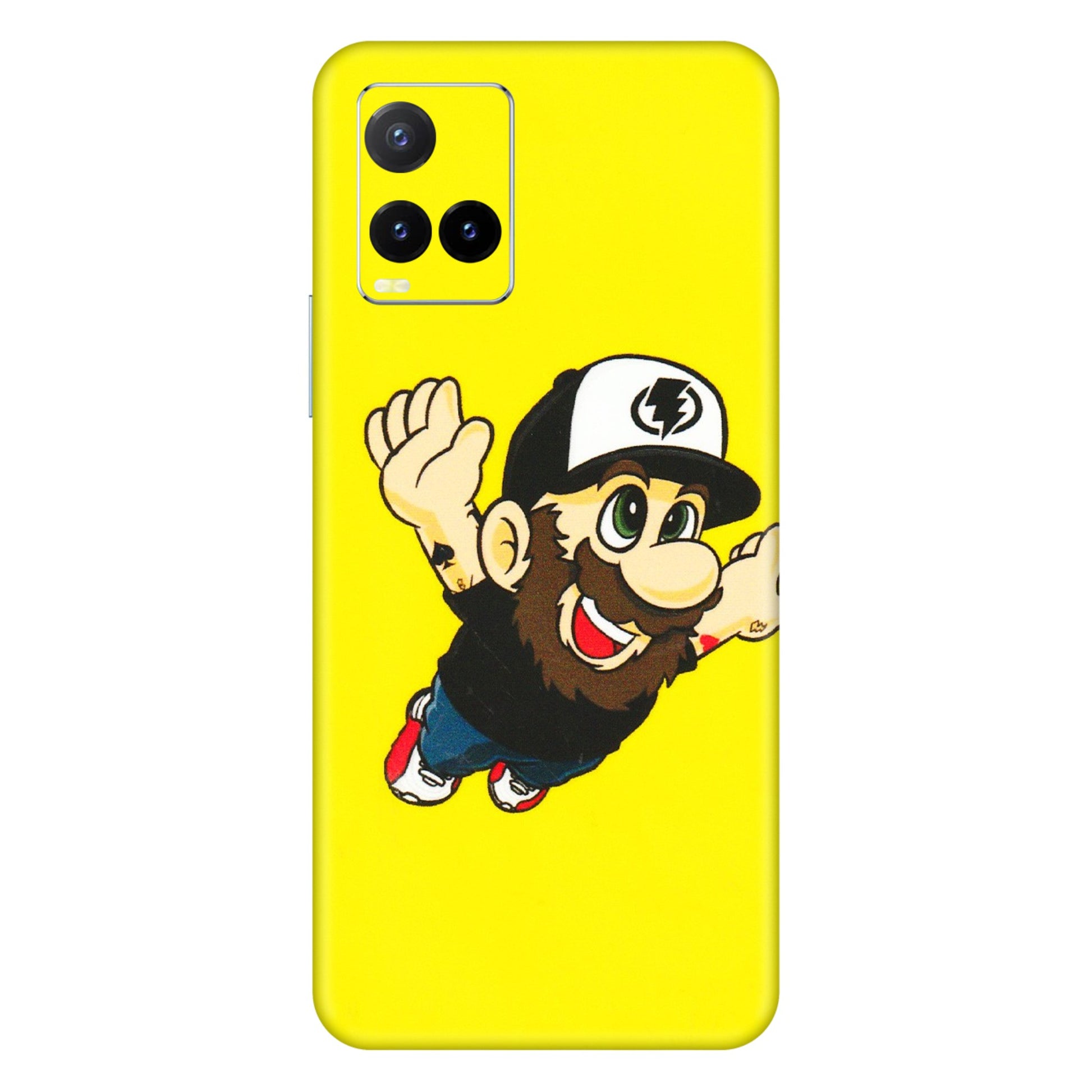 VIVO Y Series Phone Skins (All Models) - Flying Beardo - 3D Embossed Finish (L-60) Vivo Y33T