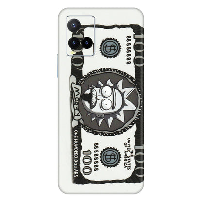 VIVO Y Series Phone Skins (All Models) - Rick And Morty Hundred Dollar Anime - Matte Finish (M-161) Vivo Y33T