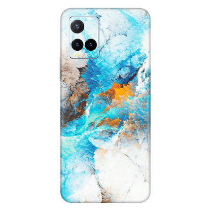 VIVO Y Series Phone Skins (All Models) - Blue Waves Abstract - Matte Finish (M-19) Vivo Y33T