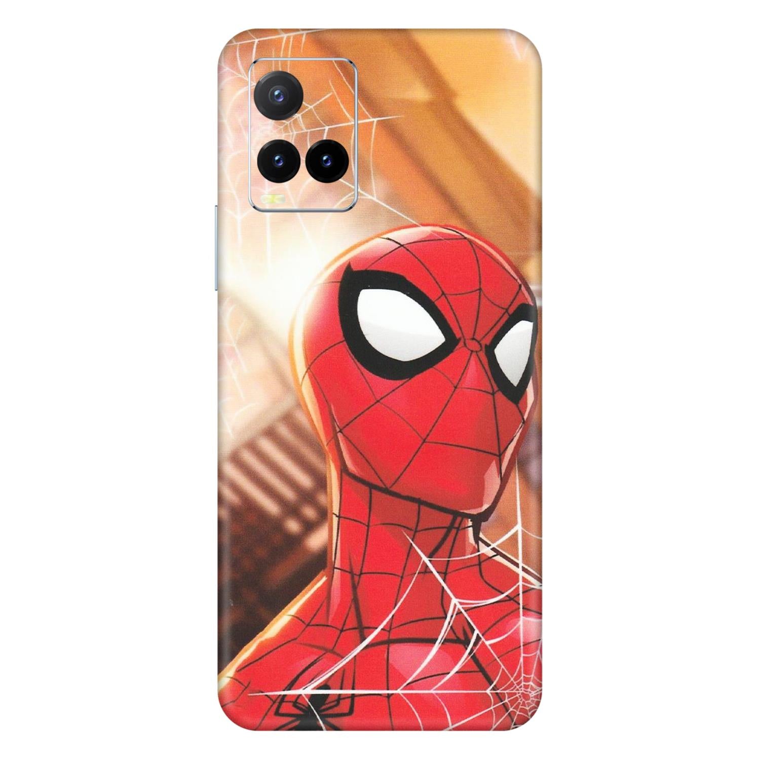 VIVO Y Series Phone Skins (All Models) - Spiderman Face New - Matte Finish (M-41) Vivo Y33T