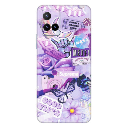 VIVO Y Series Phone Skins (All Models) - Supreme Purple Magic - Matte Finish (M-88) Vivo Y33T