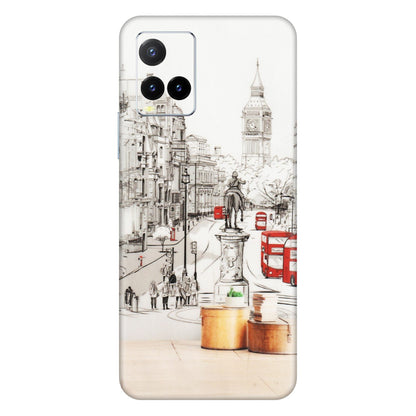 VIVO Y Series Phone Skins (All Models) - London Street - Transparent Finish (T-02) Vivo Y33T