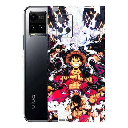 VIVO Y Series Phone Skins (All Models) - Luffy Anime Character - 3D Embossed Finish (L-203) Vivo Y33 S