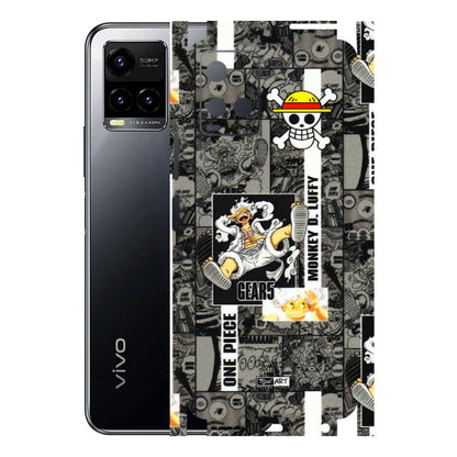 VIVO Y Series Phone Skins (All Models) - Cuffy Anime MonkeyCamic - 3D Embossed Finish (L-242) Vivo Y33 S
