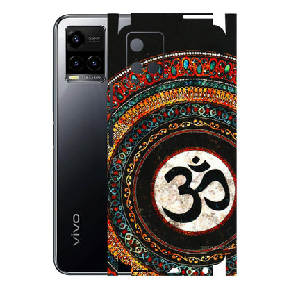 VIVO Y Series Phone Skins (All Models) - Aum Chant Abstract - 3D Embossed Finish (L-42) Vivo Y33 S