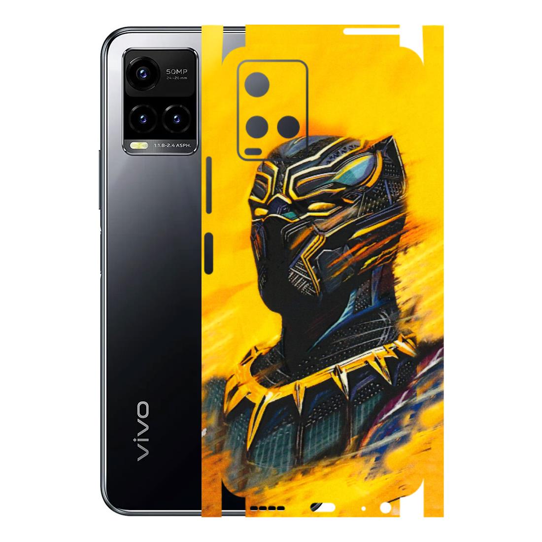VIVO Y Series Phone Skins (All Models) - Yellow Panther - 3D Embossed Finish (L-54) Vivo Y33 S